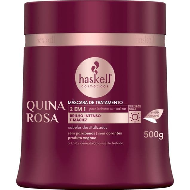 Máscara Capilar Haskell Quina Rosa