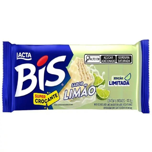 Chocolate Bis Lacta Limão 100,8g