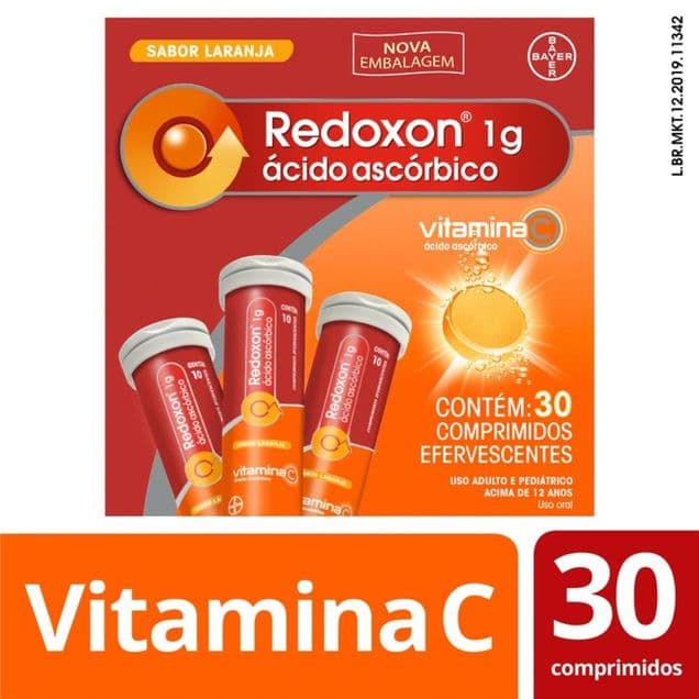 Redoxon 1g Bayer Otc 30 Comprimidos