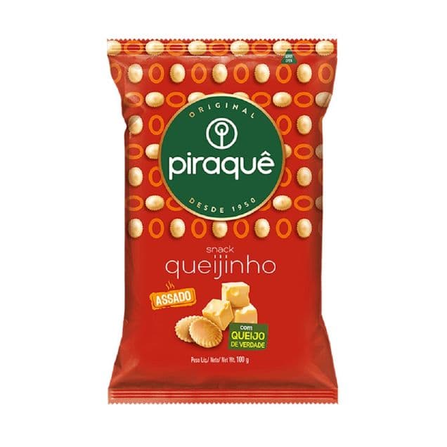 Biscoito salgado Piraquê Queijinho 100g