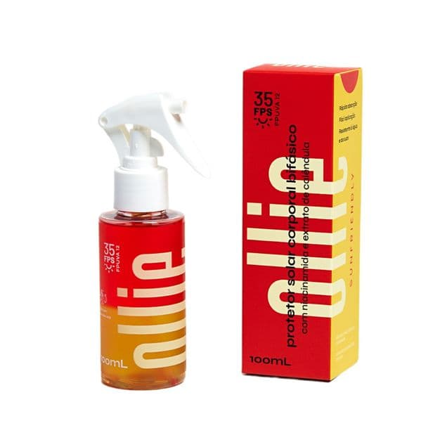 Protetor Solar Corporal Spray Bifásico Ollie FPS 35 FPUVA 12 100ml