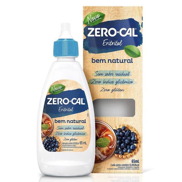 Adoçante Líquido ZERO CAL Eritritol 65ml