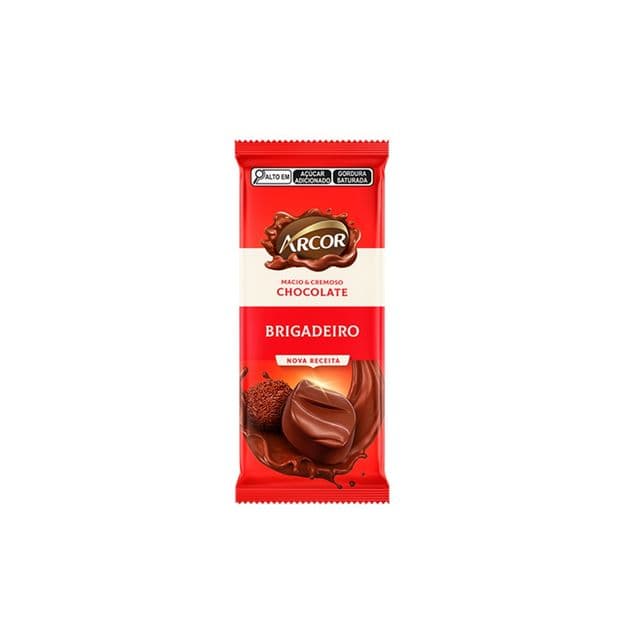 Barra de Chocolate Arcor Rocklets Brigadeiro 80g
