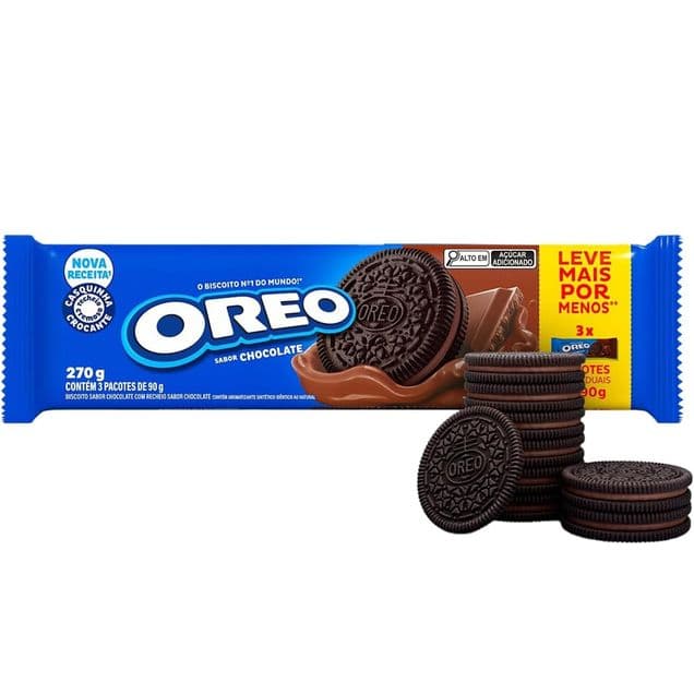 Biscoito Oreo Recheado Chocolate 270g