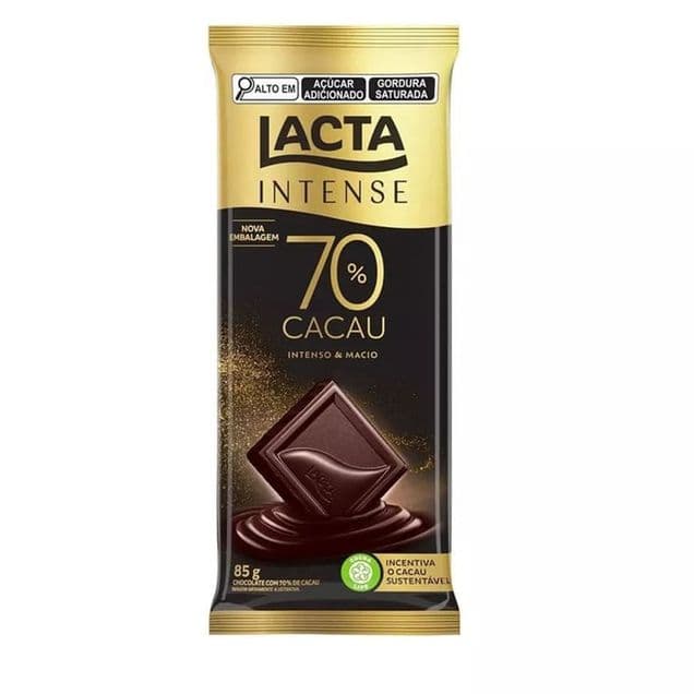 Chocolate Lacta Intense 70% Cacau 85g
