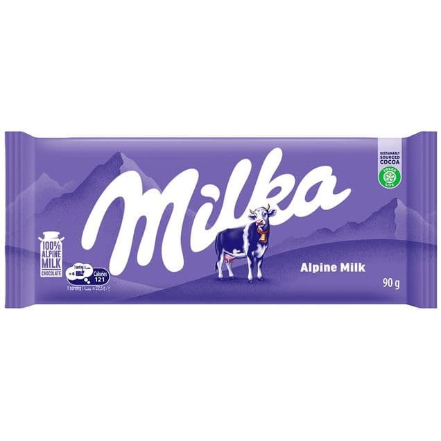 Barra de Chocolate Milka Alpine Milk 90g