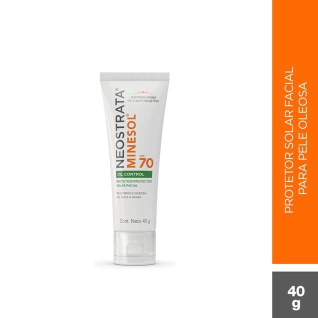 Protetor Solar Facial Minesol FPS70 NEOSTRATA Oil Control 40g