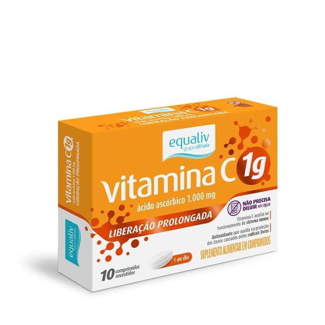 Vitamina C Equaliv 1g Althaia 10 Comprimidos