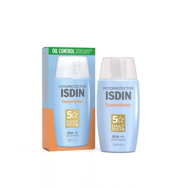 Protetor Solar Facial Isdin Fusion Water Oil Control FPS60 50ml