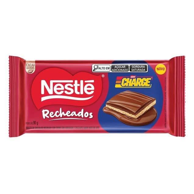 Chocolate ao Leite Recheado Nestlé Charge 90g