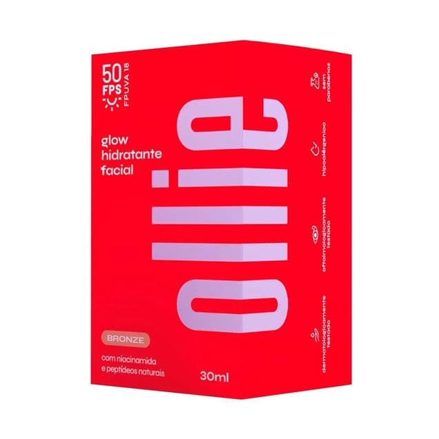 Ollie Glow Bronze Hidratante Facial