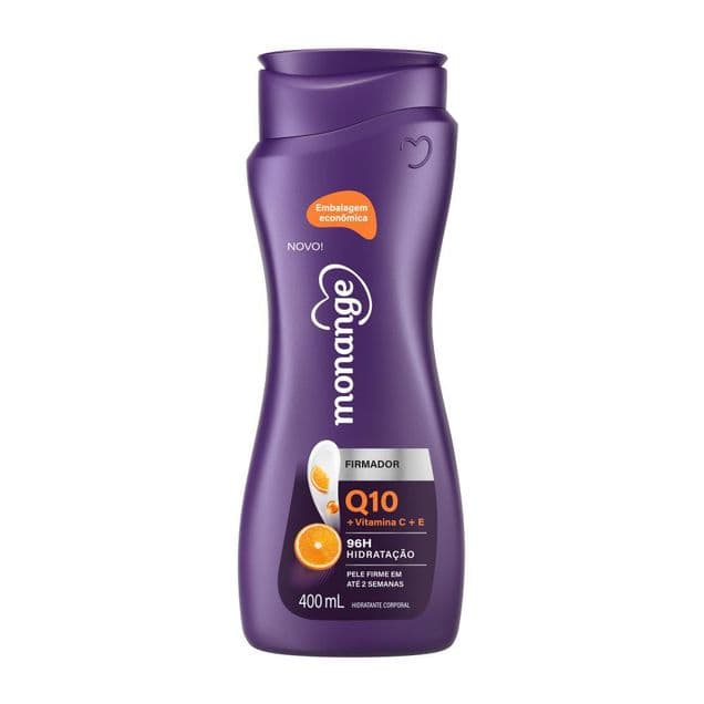 Loção Hidratante Corporal Monange Firmador Q10 com Vitaminas C e E 400ml