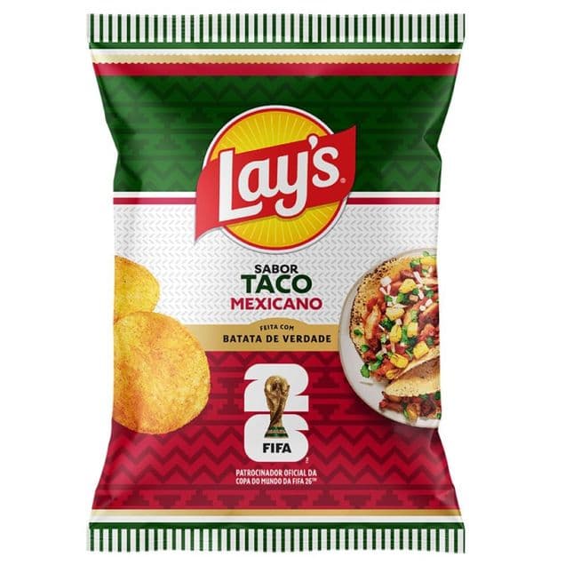 Batata Frita Lisa Lays Taco Mexicano 62g