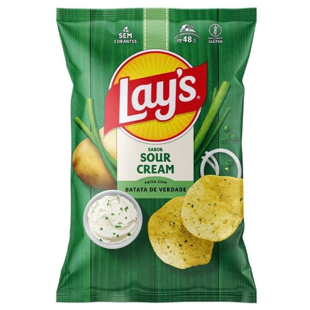 Batata Frita Lisa Lays Sour Cream 62g