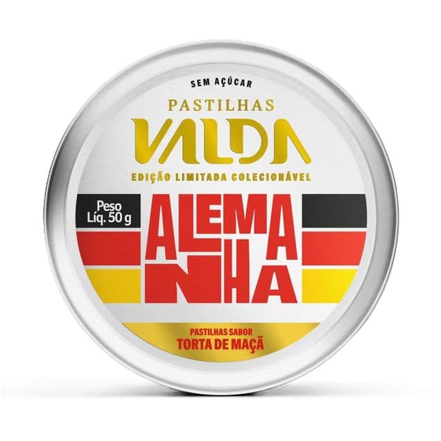 Pastilhas Valda Campeões Alemanha Torta de Maça Edição Limitada 50g