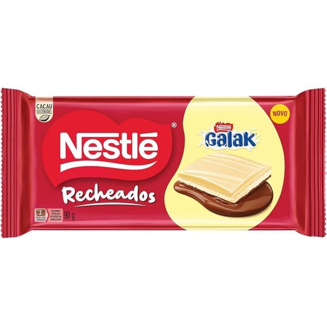 Chocolate em Barra Nestlé Galak Recheados 90g
