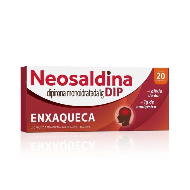 Neosaldina Dip 1g Dipirona Cosmed 20 Drágeas