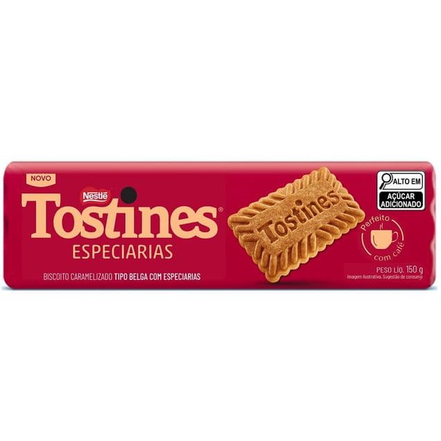 Biscoito Tostines Especiarias Nestlé 150g