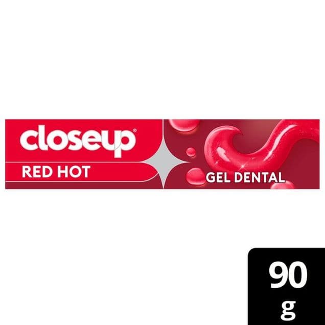 Creme Dental em Gel Proteção 360º Fresh Red Hot Closeup 90g