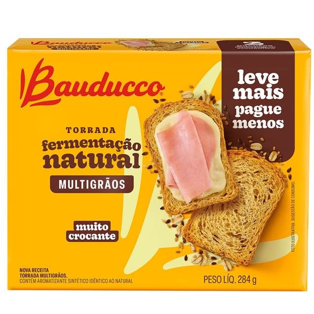 Torrada Bauducco Multigrãos 284g