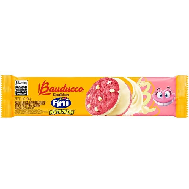 Biscoito Cookies Maxi Bauducco Dentadura Chocolate 96g