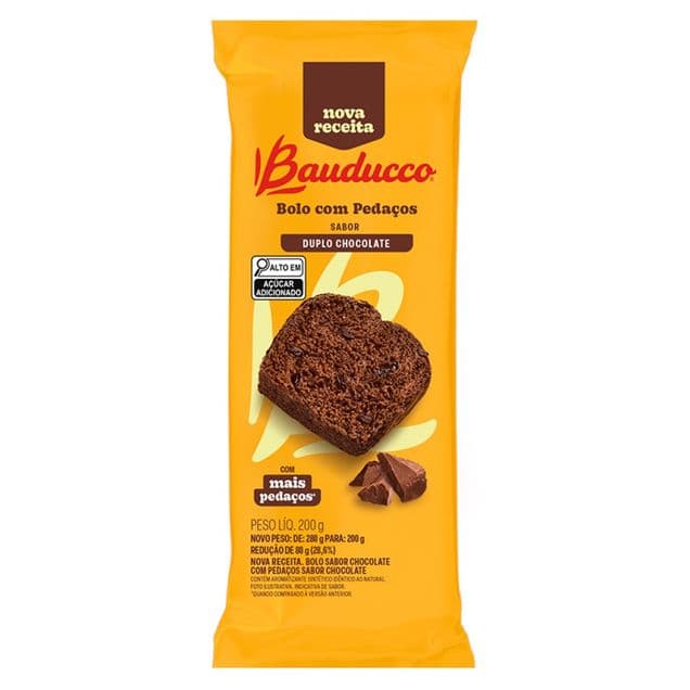 Bolo Bauducco Duplo Chocolate com Pedaços 200g