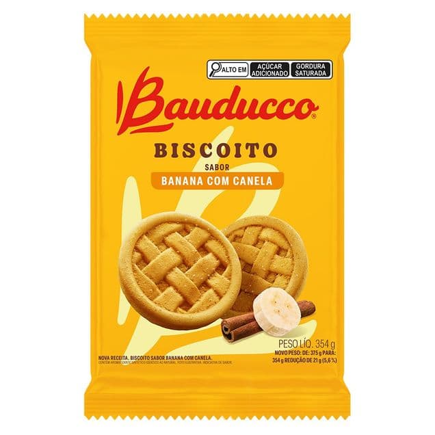 Biscoito Bauducco Banana com Canela 354g