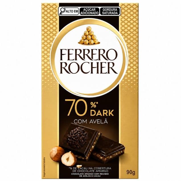 Chocolate Branco Tablete Ferrero Rocher 90g
