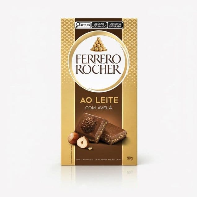 Chocolate Ferrero Rocher Ao Leite Recheado 90g