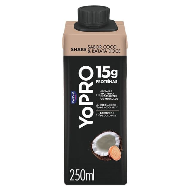 YoPro Bebida Láctea Coco e Batata-doce 15g de Proteínas 250ml