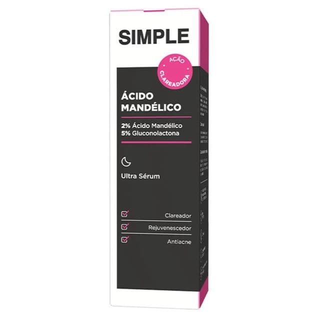 Simple Organic Ácido Mandélico Ultra Sérum