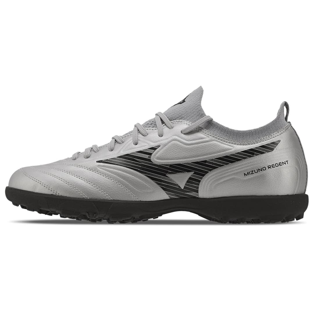 Chuteira Society Mizuno Regent AS 38 Prata