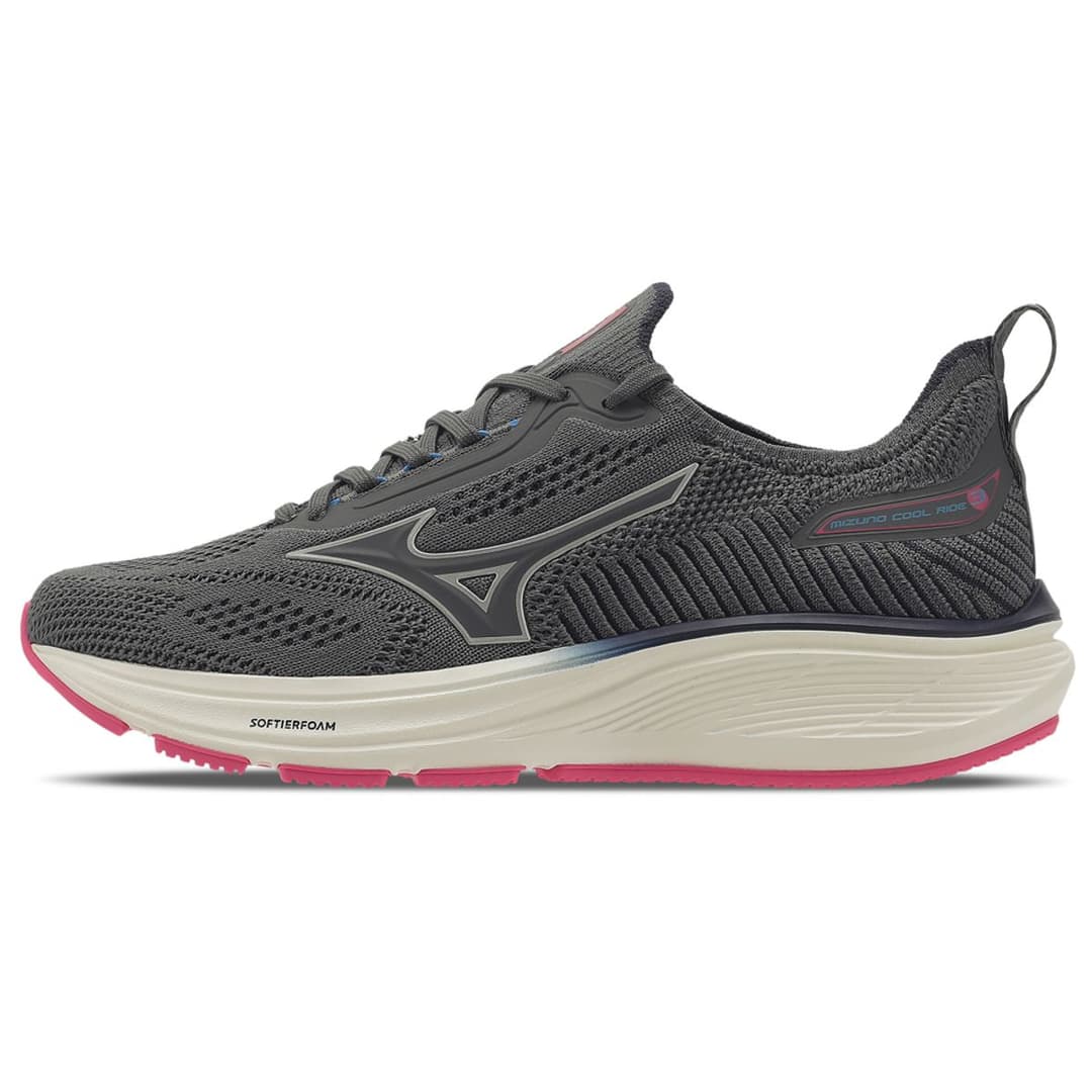 Tênis de Corrida Mizuno Cool Ride 3 34 Cinza