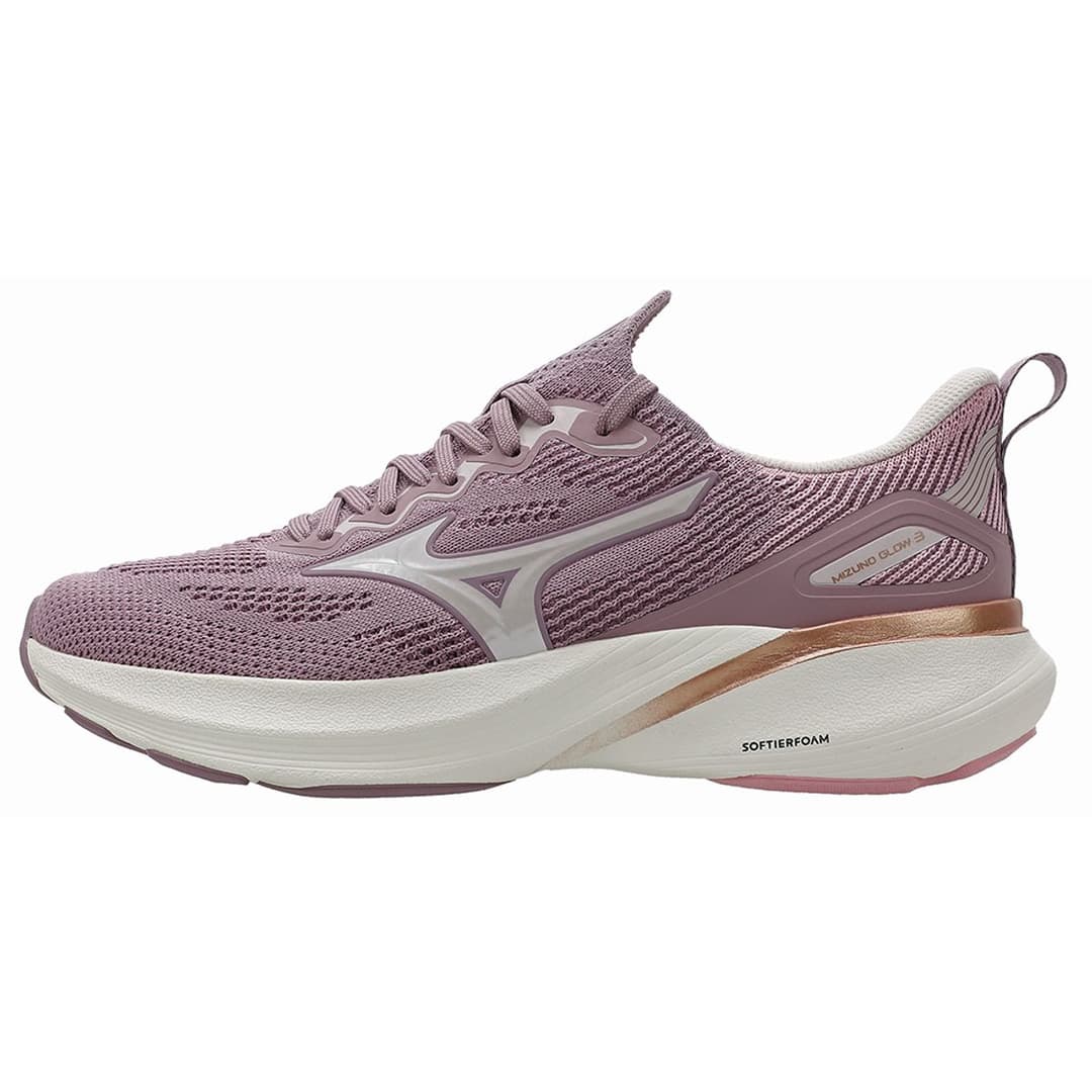 Tênis de Corrida Mizuno Glow 3 35 Roxo