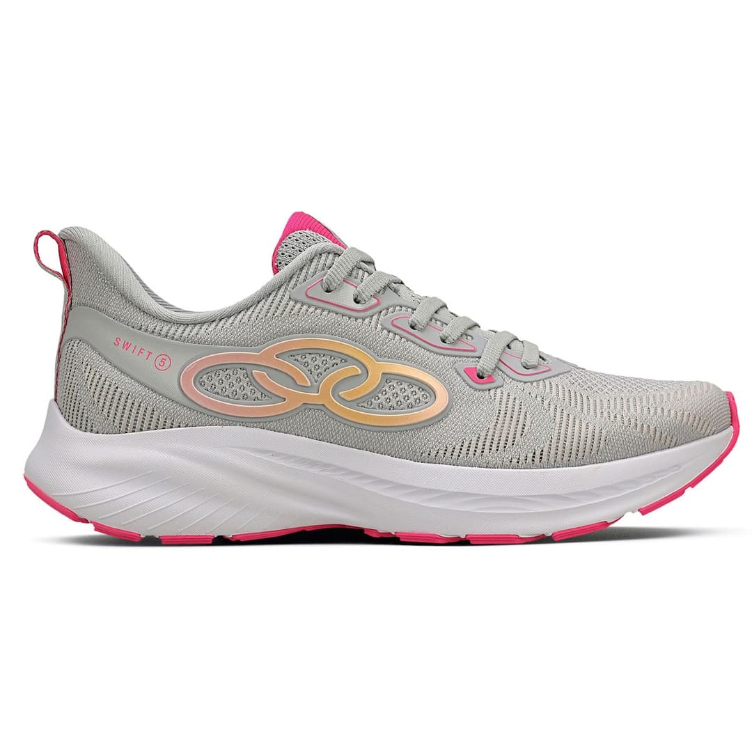 Tênis Olympikus Swift 5 Feminino 34 Cinza