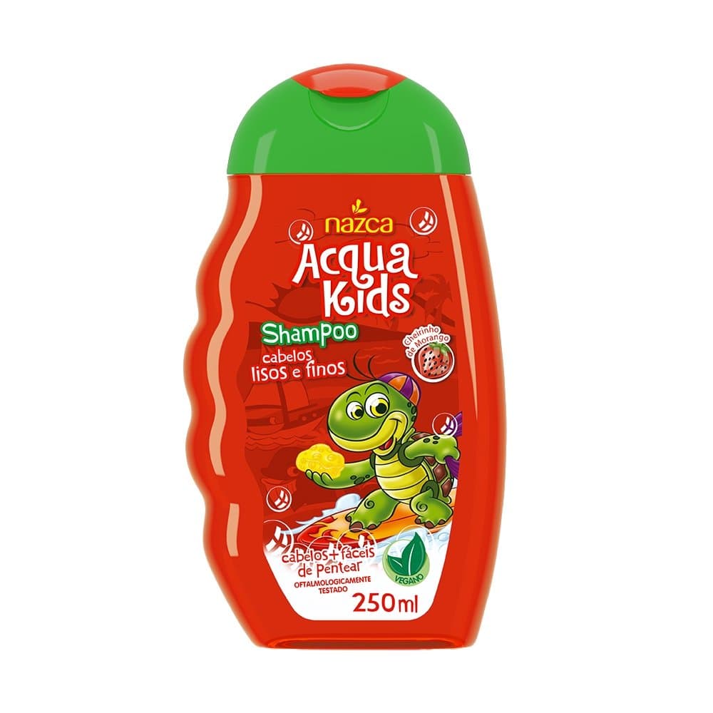 Shampoo Acqua Kids Infantil Lisos Finos
