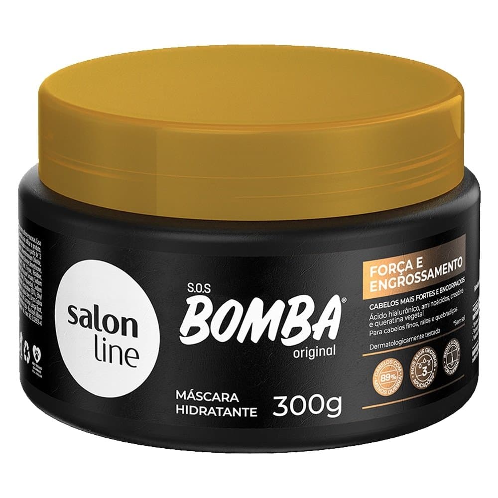 Máscara Capilar Salon Line Bomba Força Engrossamento
