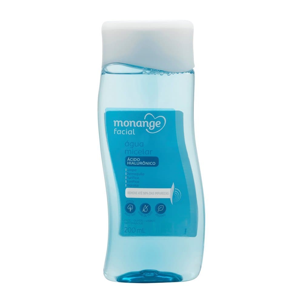 Água Micelar Monange Ácido Hialurônico 200ml