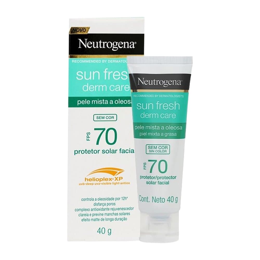 Protetor Facial Neutrogena Pele Oleosa FPS 70 40g