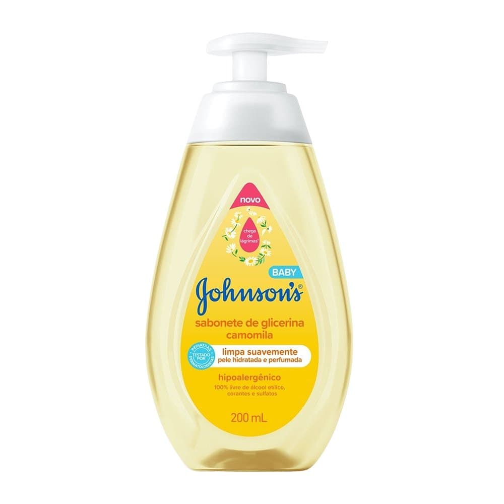 Sabonete Líquido Johnson's Baby Glicerina Camomila 200ml