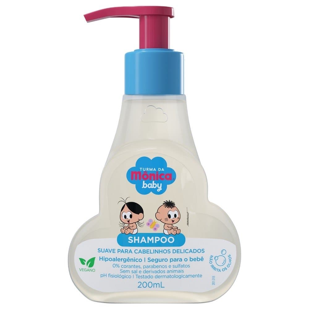 Shampoo Turma da Mônica Baby Cabelinhos Delicados