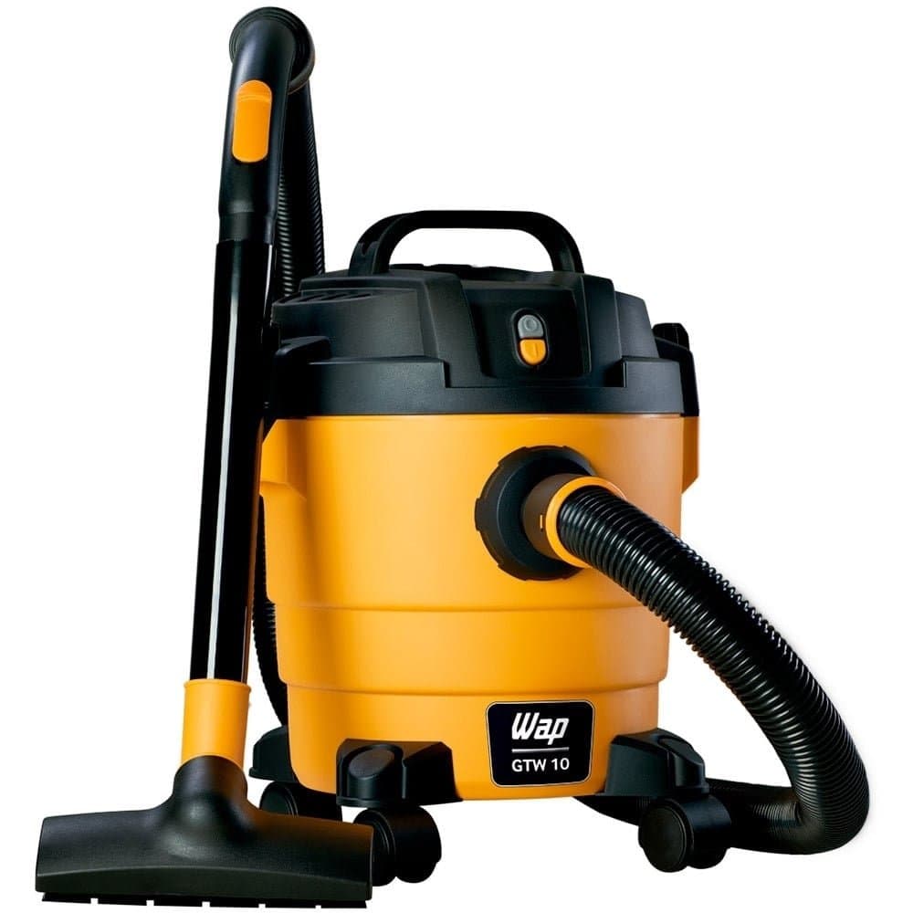 Aspirador de Pó e Água WAP GTW10 - 10 Litros, 1400W, Soprador, com Fio, Amarelo