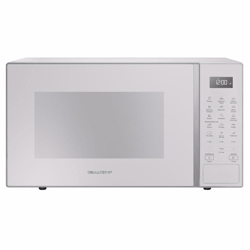 Micro-Ondas Brastemp 32 Litros, BMS46AB - com Menu Gourmet, Branco, Branco