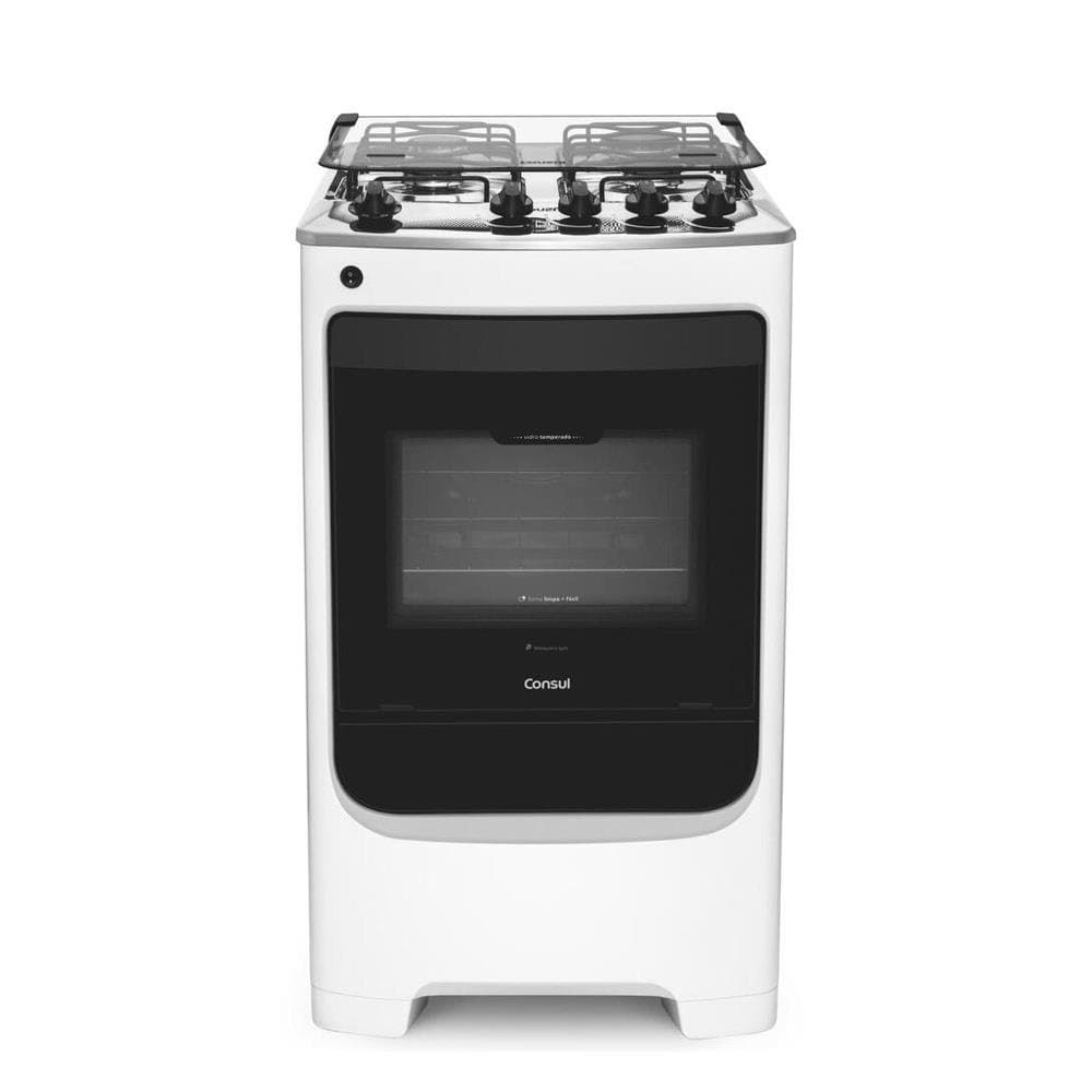 Fogao Consul 4 bocas branco com acendimento automatico - CFO4NAB