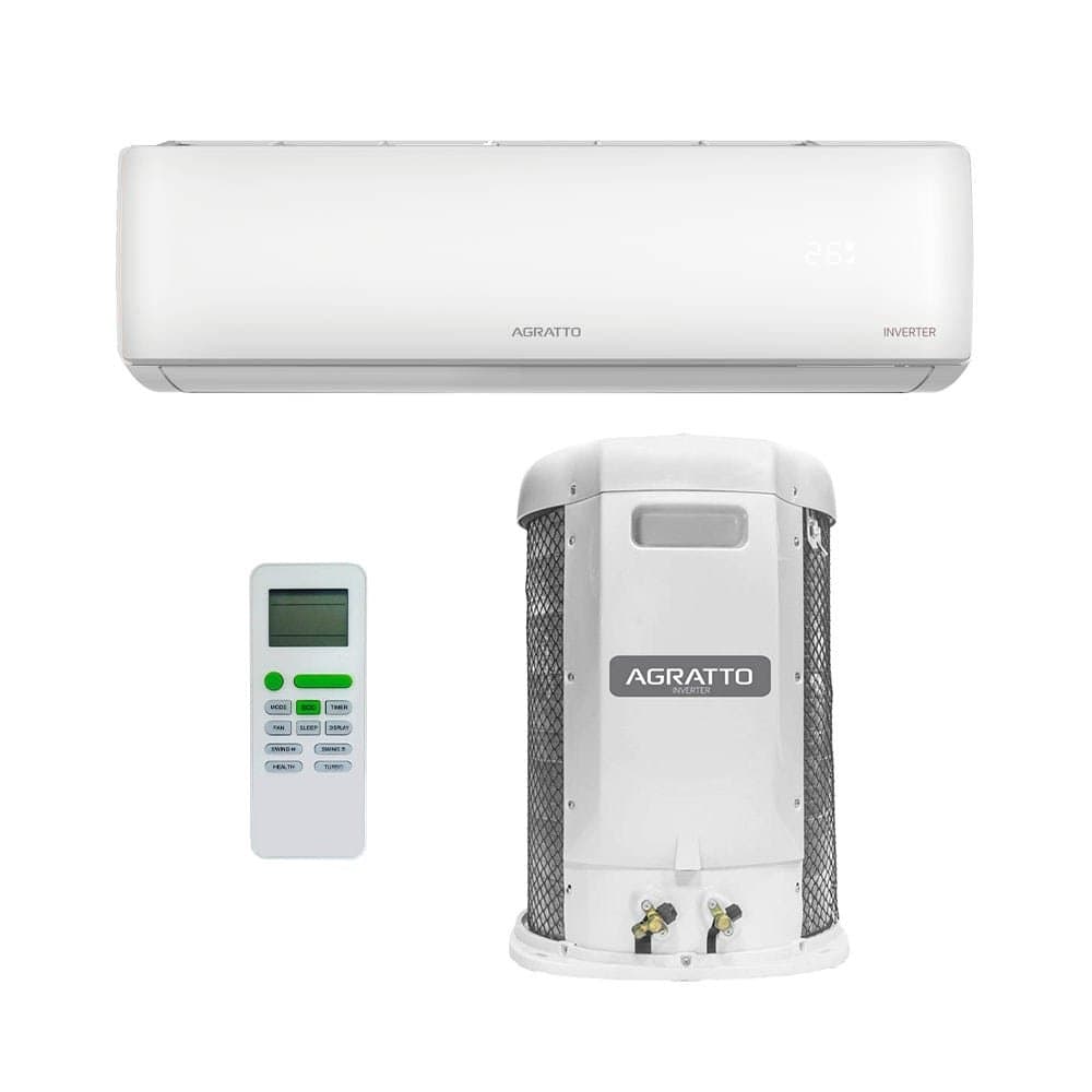 Ar Condicionado Split Hw Inverter Liv Top R-32 Agratto 18000 Btus Quente/frio 220V Monofas