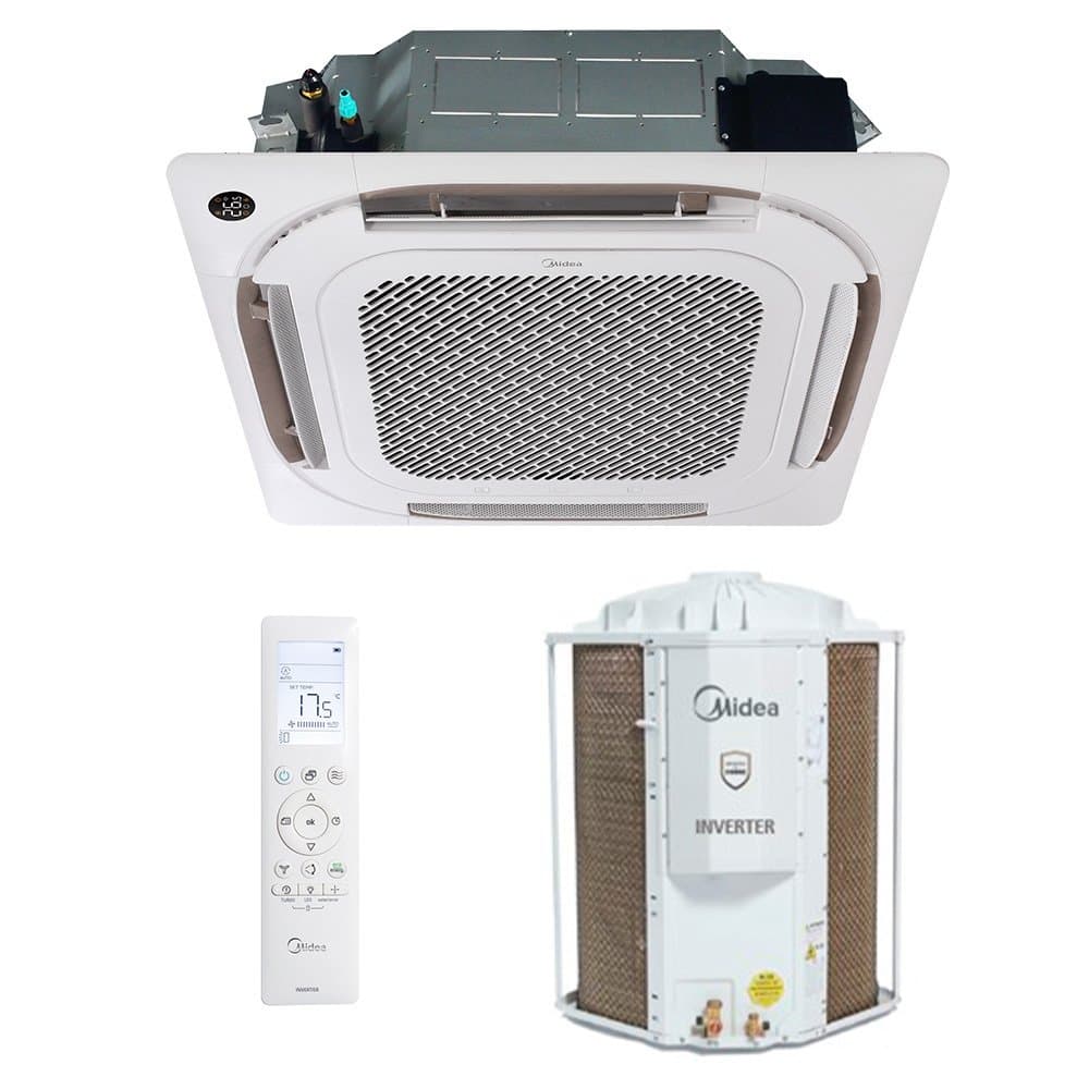 Ar Condicionado Split Cassete 4 Vias - Inverter R-32 - Midea - 60.000 BTUs - Frio - 220V M