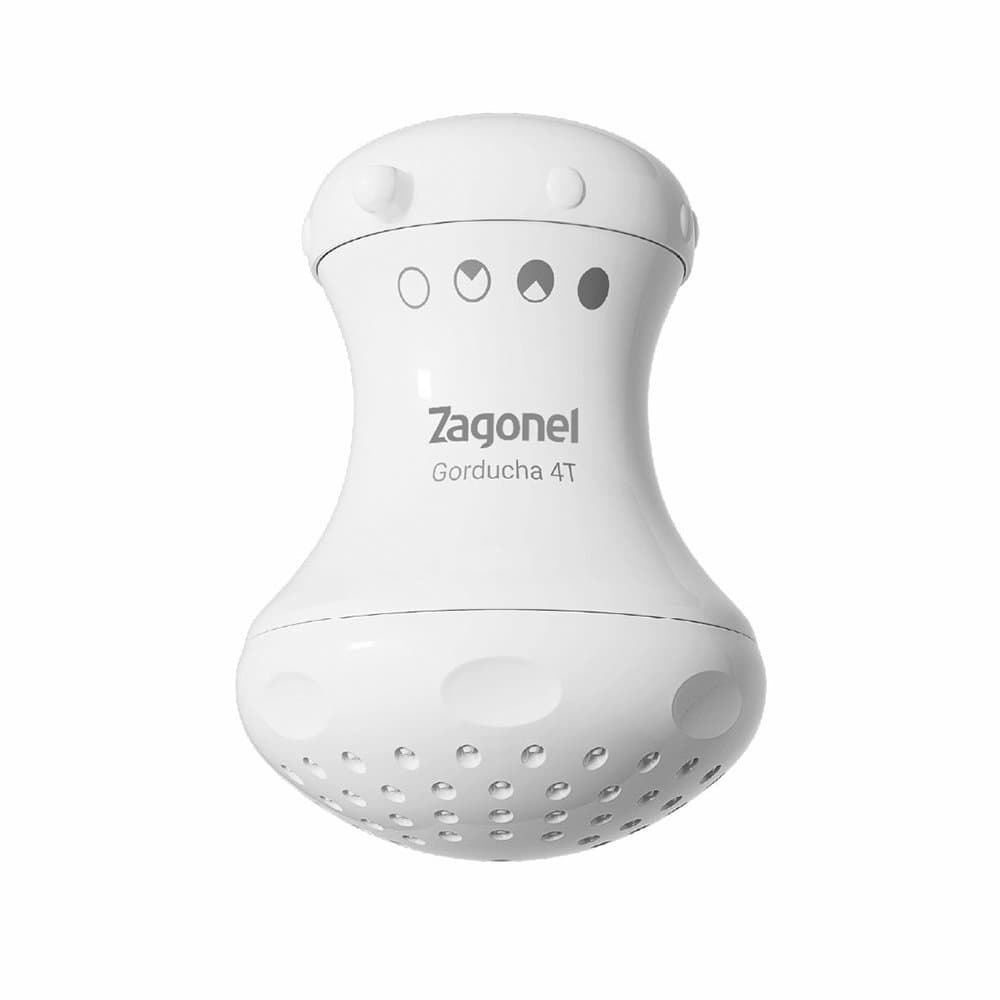Chuveiro Ducha Zagonel Gorducha 4 Temperaturas Branco