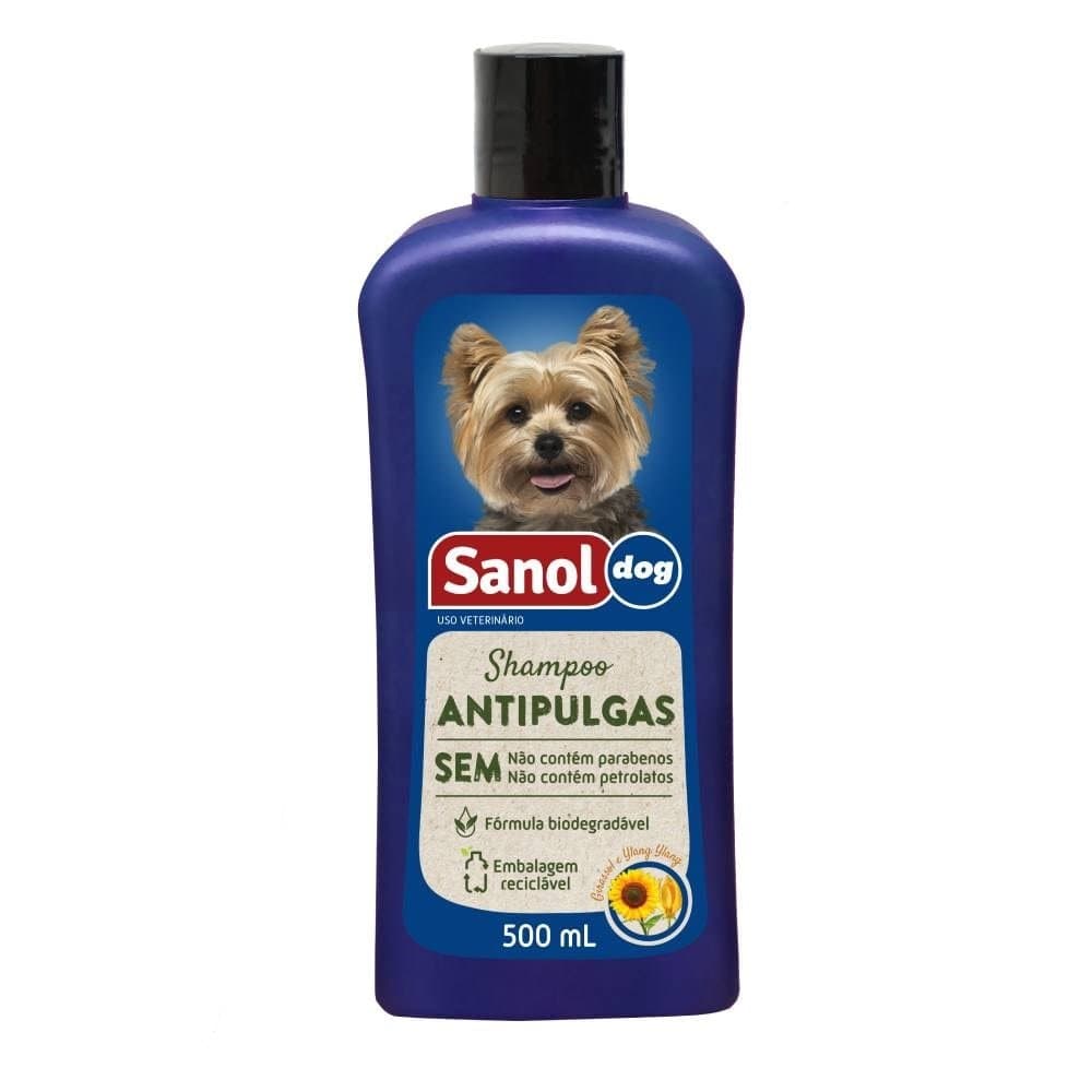 Shampoo Sanol Dog Antipulgas Ylang