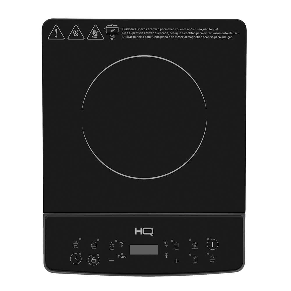 Cooktop de Inducao HQ 1 Boca Portatil 2000W Preto HQ-IDS2001 220V