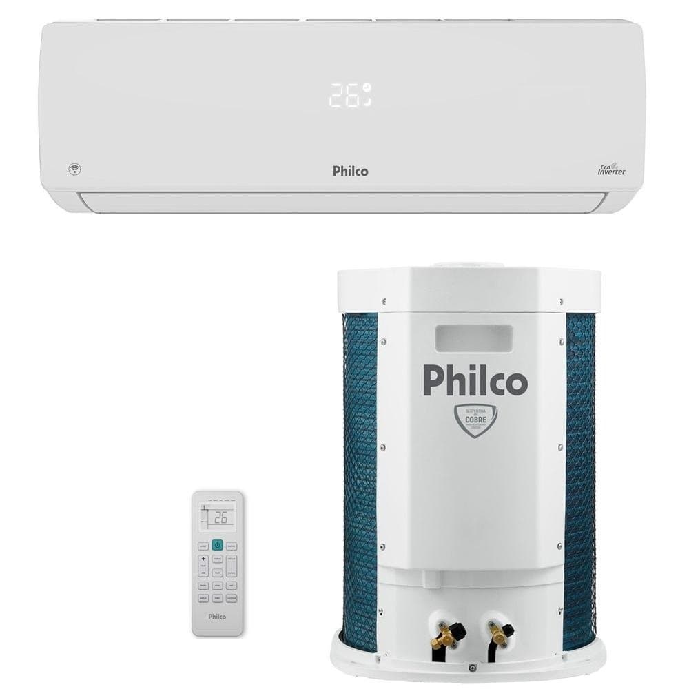 Ar Condicionado Philco Split Hi Wall Inverter 24.000 BTU/h Quente e Frio Monofasico Branco